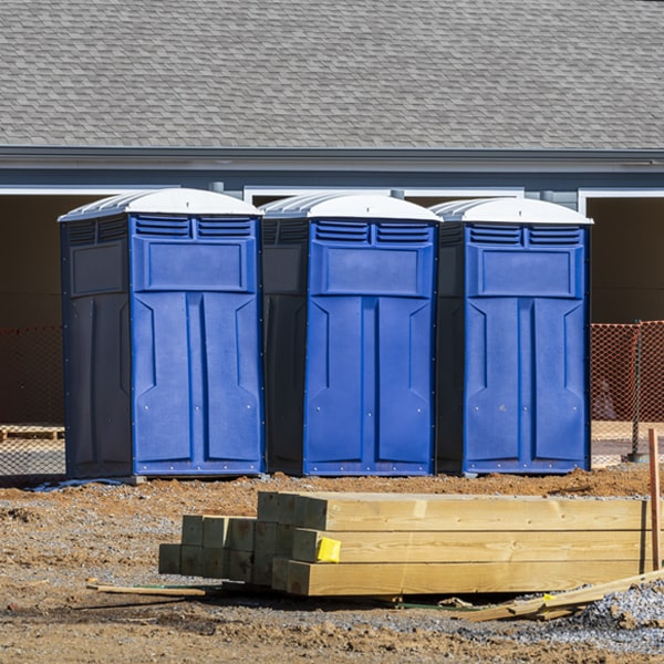 can i customize the exterior of the porta potties with my event logo or branding in Vandervoort AR